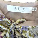 ASTR New  The Label Anastasia Floral Print Cut Out Mini Dress Size Medium Photo 9