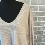 Urban Outfitters  Beige Long Waffle Knit Sleeve Women’s Size Small Photo 1