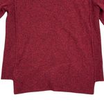 White + Warren V Neck Long Sleeve Cashmere Sweater Burgundy Women's Size S Red Photo 9