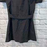 Opening Ceremony Women’s 4 Black V-Neck Micro Mini Cold Shoulder A-Line Dress Photo 5