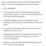 Mahabis Gray Slip on Comfort Slipper Shoes 39 8 Photo 5