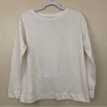 Liz Claiborne White Oversized Athleisure Soft Cozy Light Weight Sweater Size M Photo 1