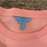 Draper James  Bobbie Sweatshirt Dress in Pink Embroidered Villa Sz M Photo 8