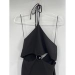 Likely Crissy Gown Black Cut-Out Halter Maxi Size 4 NWT Photo 2