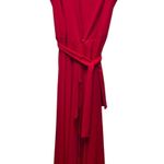 Vintage Ayes Unlimited Maxi Dress M/L True Wrap Gown Party Event Christmas Red Size M Photo 0