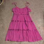 Dress the Population Dream Floral Lace Tiered Tie Strap Sundress Hibiscus XXL Photo 8