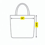 PoshFest 2021 Blue Canvas Tote Bag | Q Photo 5