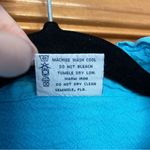 Cottonseeds 3 Button Pullover Top Bright Blue Size Small Coastal Lagenlook Photo 9