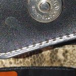 wilson's leather Laptop Tote Bag Black Snake Print Set Adjustable Strap Accessori Photo 2