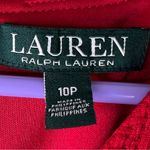 Lauren Ralph Lauren Size 10 Petite Red 3/4 Sleeve V Photo 12
