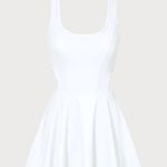 Berlook Off White Cut Out Active Mini Dress Photo 4