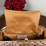 BRANGIO Italy Matte Twinkle Hearts Vegan Leather Handbag Pink Photo 10