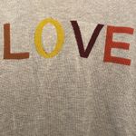 Rachel Zoe - Cashmere Blend LOVE Hoodie Drawstring Hi-Low Side Vents- Size XL Photo 3