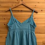 Old Navy Y2K  Size Small Babydoll Bright Blue Strappy Cotton Mini Dress Photo 7