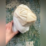 Vintage NOS cream bridal bow netted headpiece hat White Photo 10