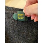 Club Room 100% Pure Wool Striped Button Front Sweater Vest Black Women's Large Photo 3