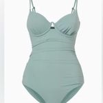 Jonathan Simkhai Laine Draped Satin Underwire One Photo 1