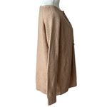 Windsor  Lace Up Brown/Tan Long Sleeve Knit Sweater NWT Photo 2