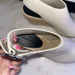 CELINE Céline Womens 35 Milk Calfskin Leather Open Toe Espadrille Sandal Photo 11