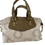 Coach  Ashley Dotted OP
Signature Satchel Purse Light
Khaki/Taupe Photo 1