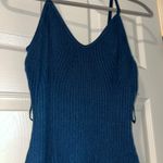 Knit Blue Bodycon Midi Dress with Bolero Photo 1