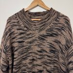 Brochu Walker  Dutton Wool Blend Spacedye Sweater Size XS Oversized Brown Fall Photo 3