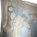 ASTR Women's Light Peach Back Zip Floral Sheer Lace Tank EUC Size Small Photo 3