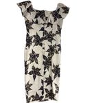 L'ATISTE L’ATISTE Women’s Floral Dress Size Small Blue Gold White Photo 2