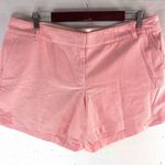 J. Crew Factory 14 Cotton Preppy Cuffed Red Shorts Pink Photo 0