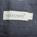 YZXDORWJ Women's Embroidered Mexican Peasant Blouse Summer Shirt Short Sleeve L Black Size L Photo 3