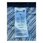 Seven7 Weekend Cuffed Denim Shorts Women’s Size 10 – Dark Wash NWT Photo 7