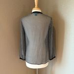 Houndstooth Black and White Button Photo 1