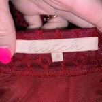 Hutch ‎ red textured with red flowers full skirt 10 Photo 4