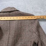 Free People Garnet Houndstooth Linen Blazer Women's Small NWT Structured Fall Photo 8