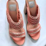 DV by Dolce Vita Coral and White Heeled Sandals Size 7.5 Photo 1