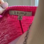 Z Supply Cute  Racerback Bright Pink V-neck Tank, Medium, EUC Photo 4