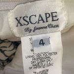 XScape Formal Dress Black And White Floral Photo 5