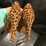 Saks 5th Avenue SAKS ANIMAL PRINT PLATFORM HEELED SHOES 36.5 Photo 8