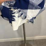 Natural Reflections  Blue/White Checked Cotton Lined Dress w/Raw Hem Size S Photo 2