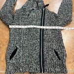 Free People  asymmetric zip moto sweater  Chunky knit size S Photo 6