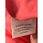 Hello Molly  popping champagne Coral Ruched V Neck Spaghetti Strap Mini Dress L Photo 6