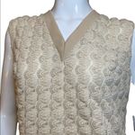 Vintage Lurex Metallic Gold Coordinated Sweater Set Size M Photo 5