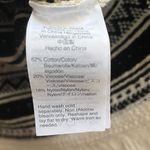 Madewell Villagrove Sweater Tank in Bright Ivory Large Aztec boho fringe Photo 8