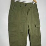 Jason Wu  Green Cargo Straight Pants Women's Size Medium Photo 3