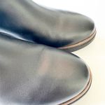 Clarks  Black Mazy Tisbury Ankle Chelsea Boots Wedge Leather Women's Size 9.5 EUC Photo 8