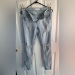 RSQ Ibiza Light Wash Distressed Jeans Women’s Skinny =Size 7= Stretch Denim Photo 2