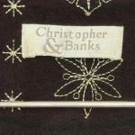 Christopher & Banks Vintage Women's Black XL Embroidered Snowflake Jacket Photo 1