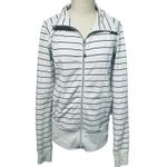 Lululemon  Nice Asana Jacket Slalom Stripe Angel Wing / Angel Wing Size 8 Photo 1