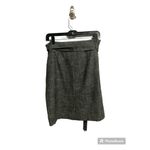 Loft  Gray Heather Tie Waist Pencil Skirt Size 8 High Waist Photo 1