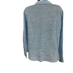 Joie  Women’s Linens Top Blue Button Down Long Sleeve Size M Photo 5